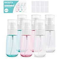 MAQUITA Spray Bottles- paquete de 6 atomizadores de perfume Botella de 3 colores Botella de fragancia Atomizador de…